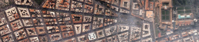 Aerial View of Vatican City by DigitalGlobe